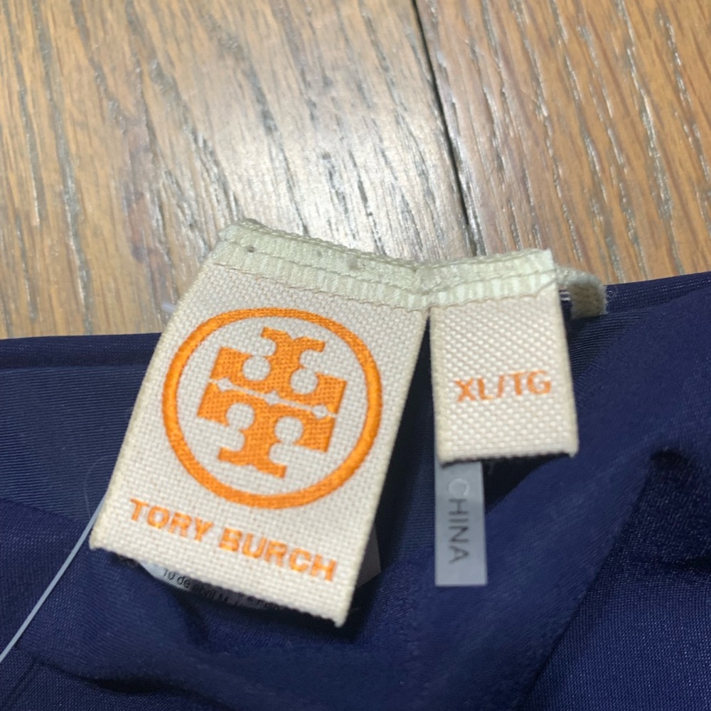NWT Tory Burch swim suit bottoms navy blue white XL - Picture 10 of 11